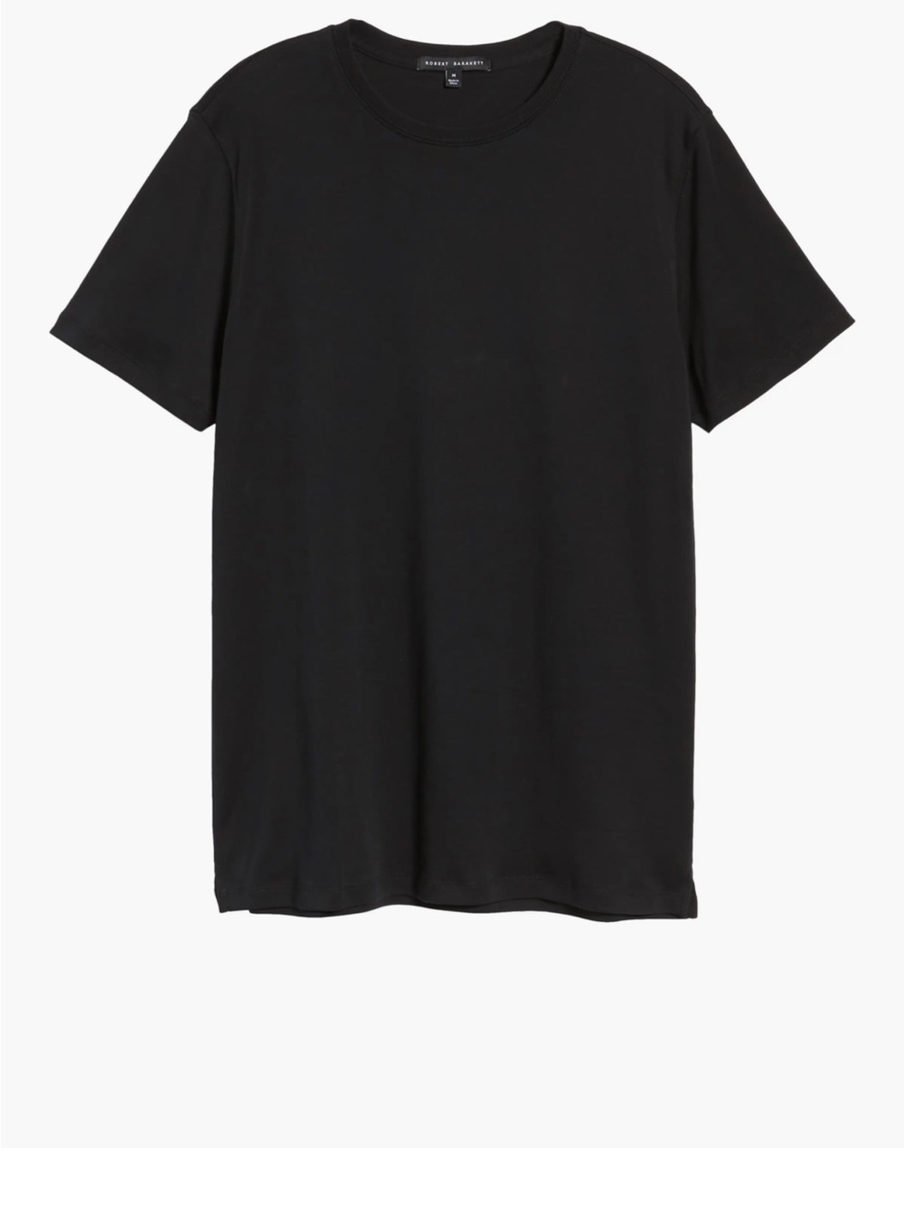 Robert Barakett Black Crew Neck Short Sleeve Tee
